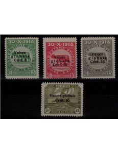 RIVER 1920 Global value 4v MNH** ©
