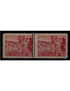 RIVER 1919 Variety Allegories 60c carmine (double perforation) 2v MNH** ©