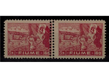 RIVER 1919 Variety Allegories 60c carmine (double perforation) 2v MNH** ©