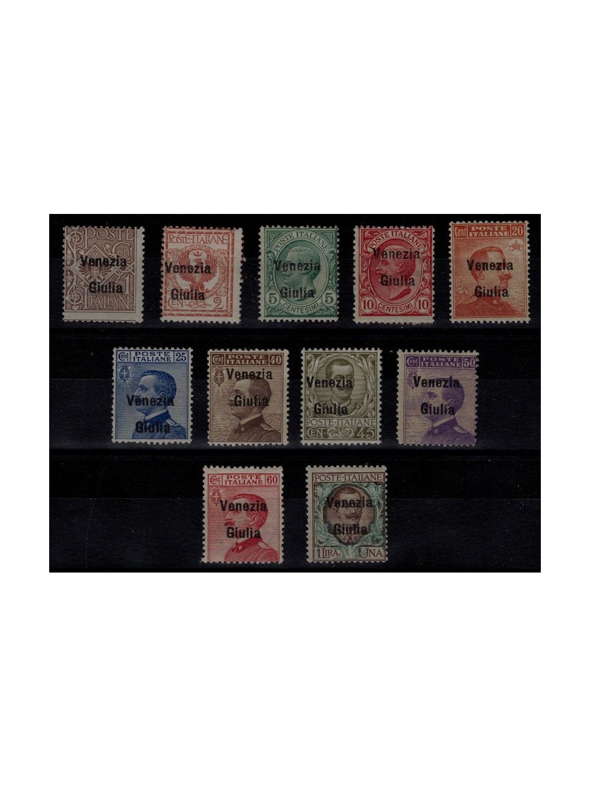 VENEZIA GIULIA 1918 Serie ordinaria 11v MNH** ©