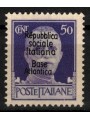 BASE ATLANTICA 1944 Repubblica Sociale Italiana (5 righe) 50c MNH**