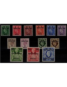TRIPOLITANIA (ENGLISH WEST) 1950 Overprinted BA 13v MNH**
