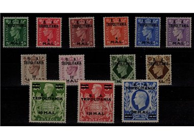 TRIPOLITANIA (ENGLISH WEST) 1950 Overprinted BA 13v MNH**
