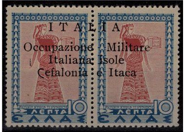 CEFALONIA E ITACA (ARGOSTOLI) 1941 Mitologica (10 + 10 lepta) 2v MNH**