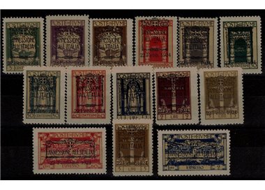 FIUME 1924 San Vito overprinted (Annexation to Italy) 14v MNH**