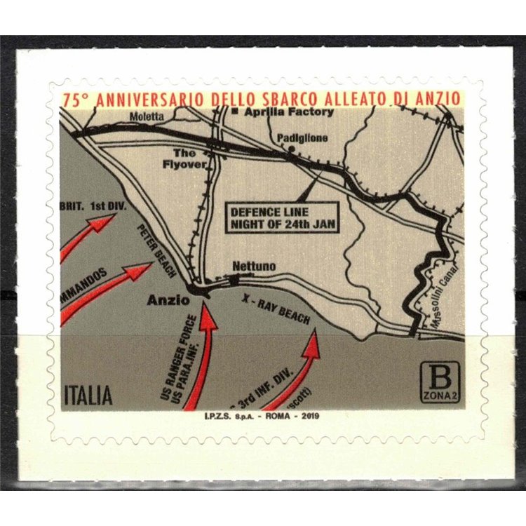 ITALY 2019 Allied landing at Anzio MNH**