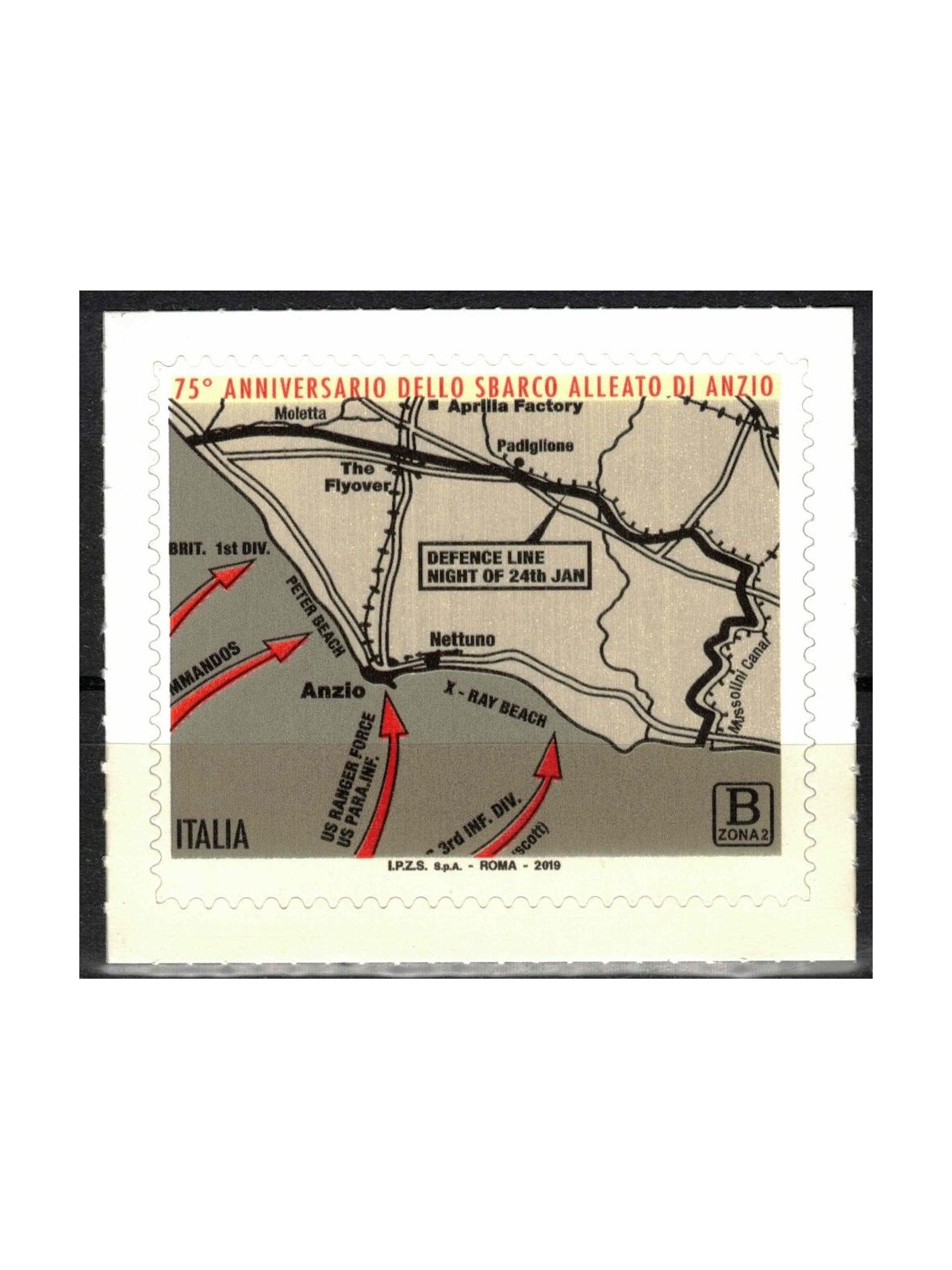 ITALY 2019 Allied landing at Anzio MNH**
