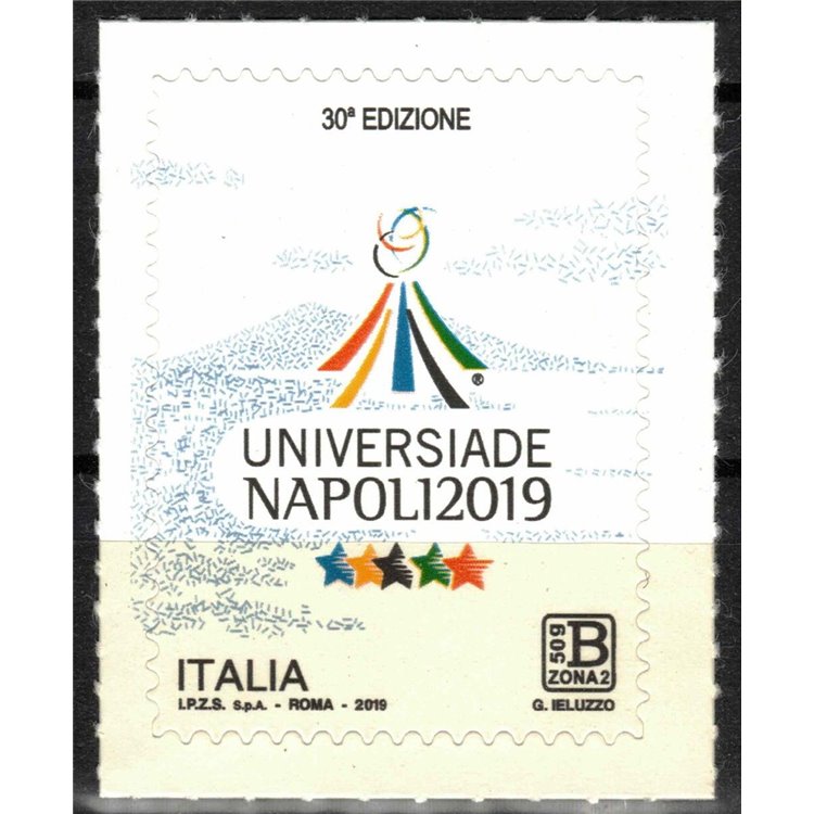 ITALIA 2019 Universiade MNH**
