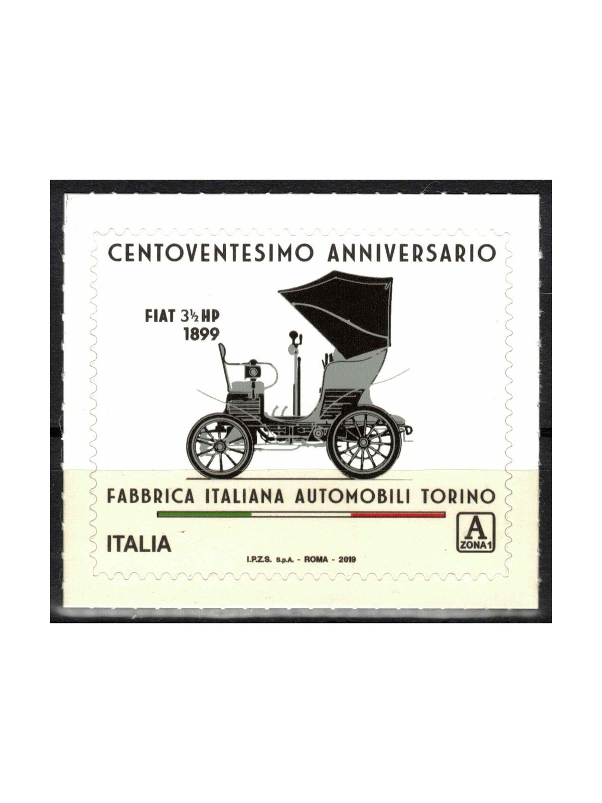 ITALIA 2019 Fiat MNH**