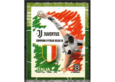 ITALIA 2019 Juventus Campione d'Italia MNH**