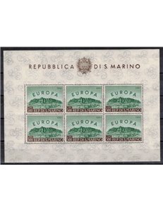 SAN MARINO 1961 Europe s/s MNH**