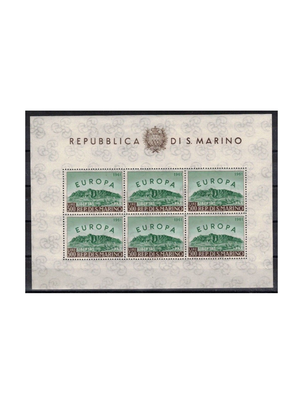 SAN MARINO 1961 Europa BF MNH**