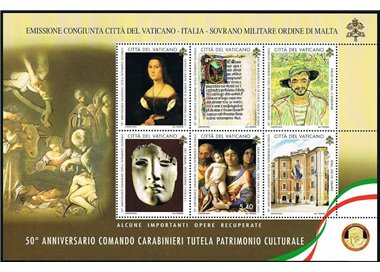 VATICAN 2019 Carabinieri pointnd s/s MNH**