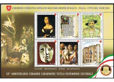 SMOM 2019 Comando Carabinieri BF MNH**