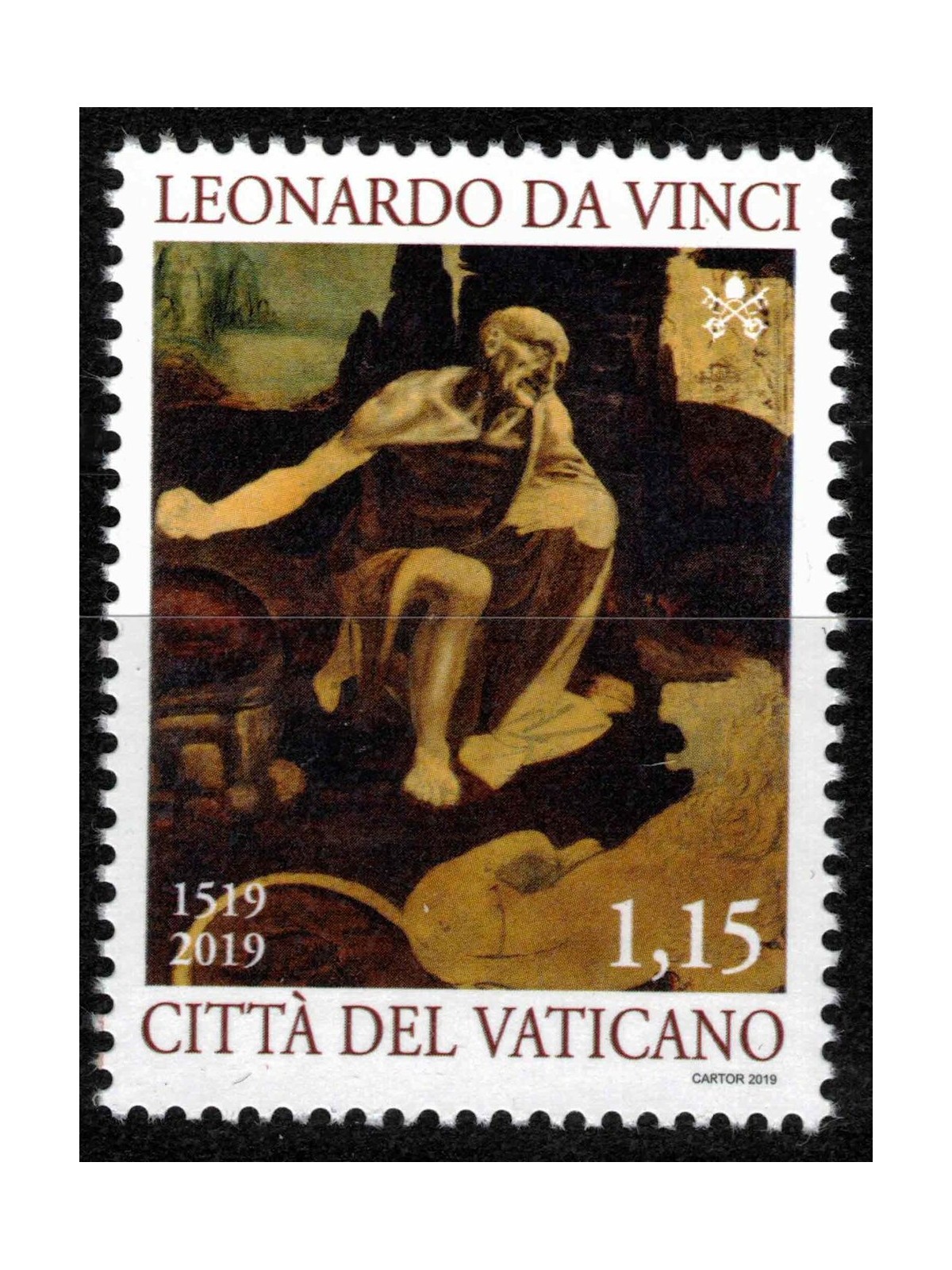 VATICAN 2019 Leonardo da Vinci MNH**