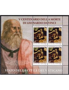 VATICANO 2019 Leonardo da Vinci MF MNH**