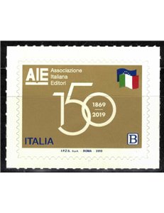 ITALIA 2019 Associazione Italiana Editori MNH**