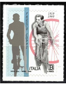 ITALY 2019 Fausto Coppi MNH**