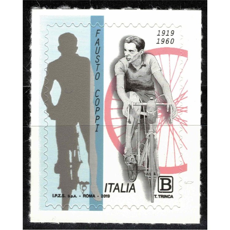 ITALY 2019 Fausto Coppi MNH**