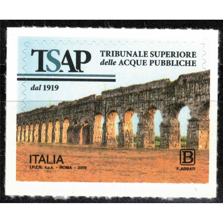 ITALIA 2019 Tribunale Superiore delle Acque Pubbliche MNH**