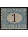 ITALY KINGDOM 1870 Postage due 1£ light blue and brown MH* ©