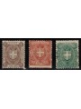 ITALIA REGNO 1896 Stemmi 3v MH*