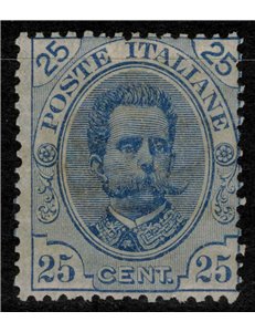 ITALY KINGDOM 1891 Umberto I 25c blue MH*