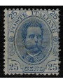 ITALIA REGNO 1891 Umberto I 25c azzurro MH*