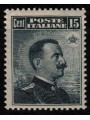 ITALY KINGDOM 1911 Michetti 15c grey black MH*