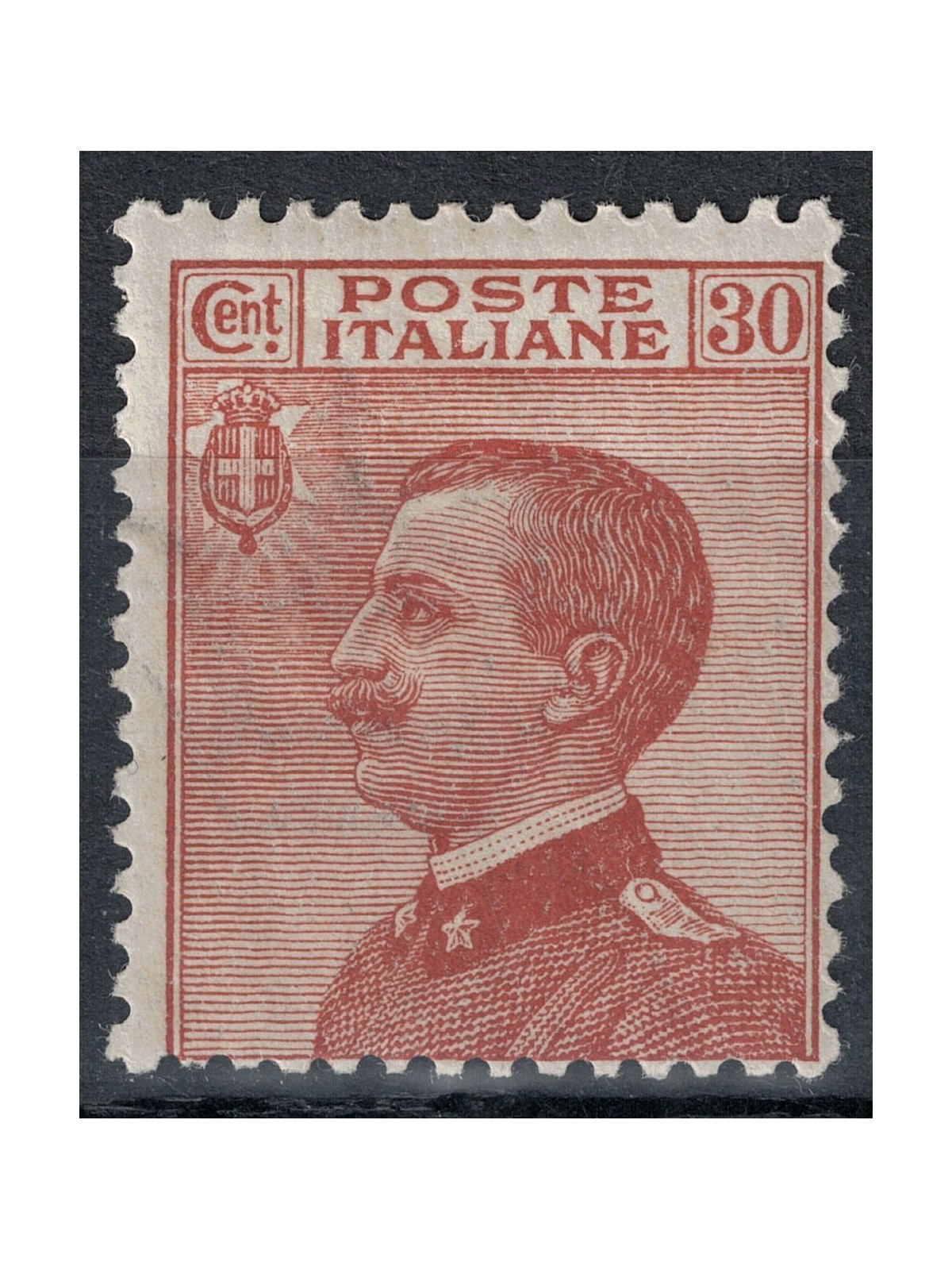 ITALIA REGNO 1922 Michetti 30c bruno arancio MH*