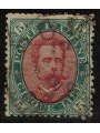 ITALY KINGDOM 1889 Umberto I £5 green and carmine us ©