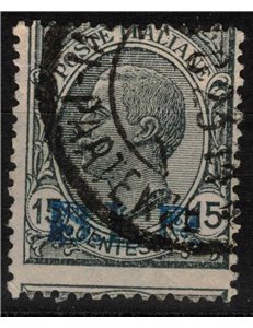 ITALIA REGNO 1922-23 BLP 15c grigio us ©