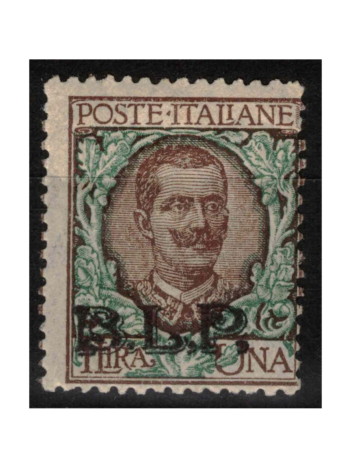ITALIA REGNO 1922-23 BLP 1£ bruno e verde MNH** ©