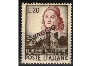 ITALIA 1951 Pietro Vannucci (Saggio) MNH** ©