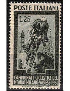 ITALY 1951 Cycling Championships (Essay) MNH** ©