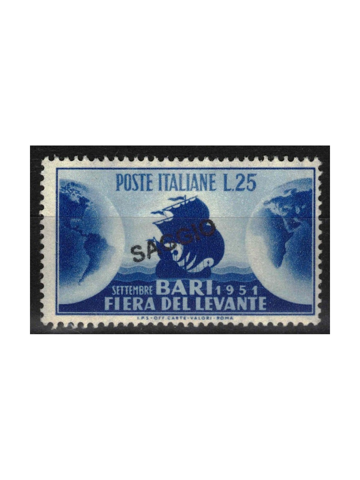 ITALY 1951 Levante Fair (Example) MNH** ©