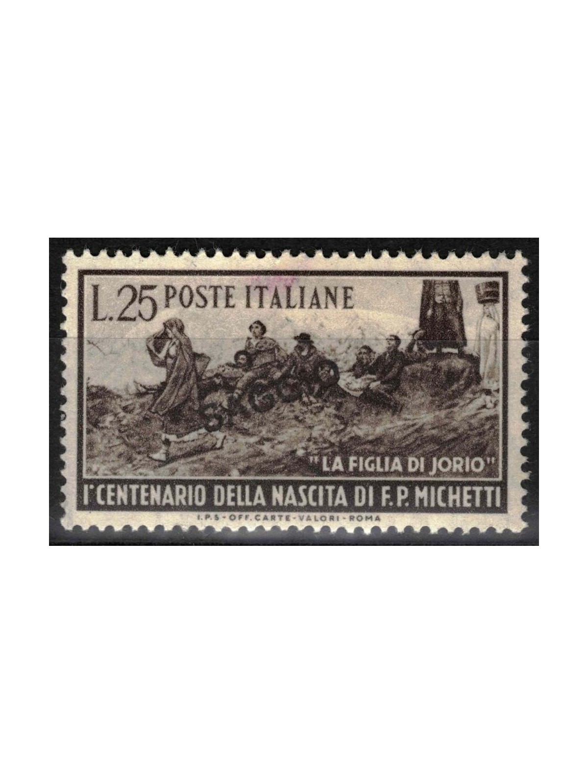 ITALIA 1951 Francesco Paolo Michetti (Saggio) MNH** ©