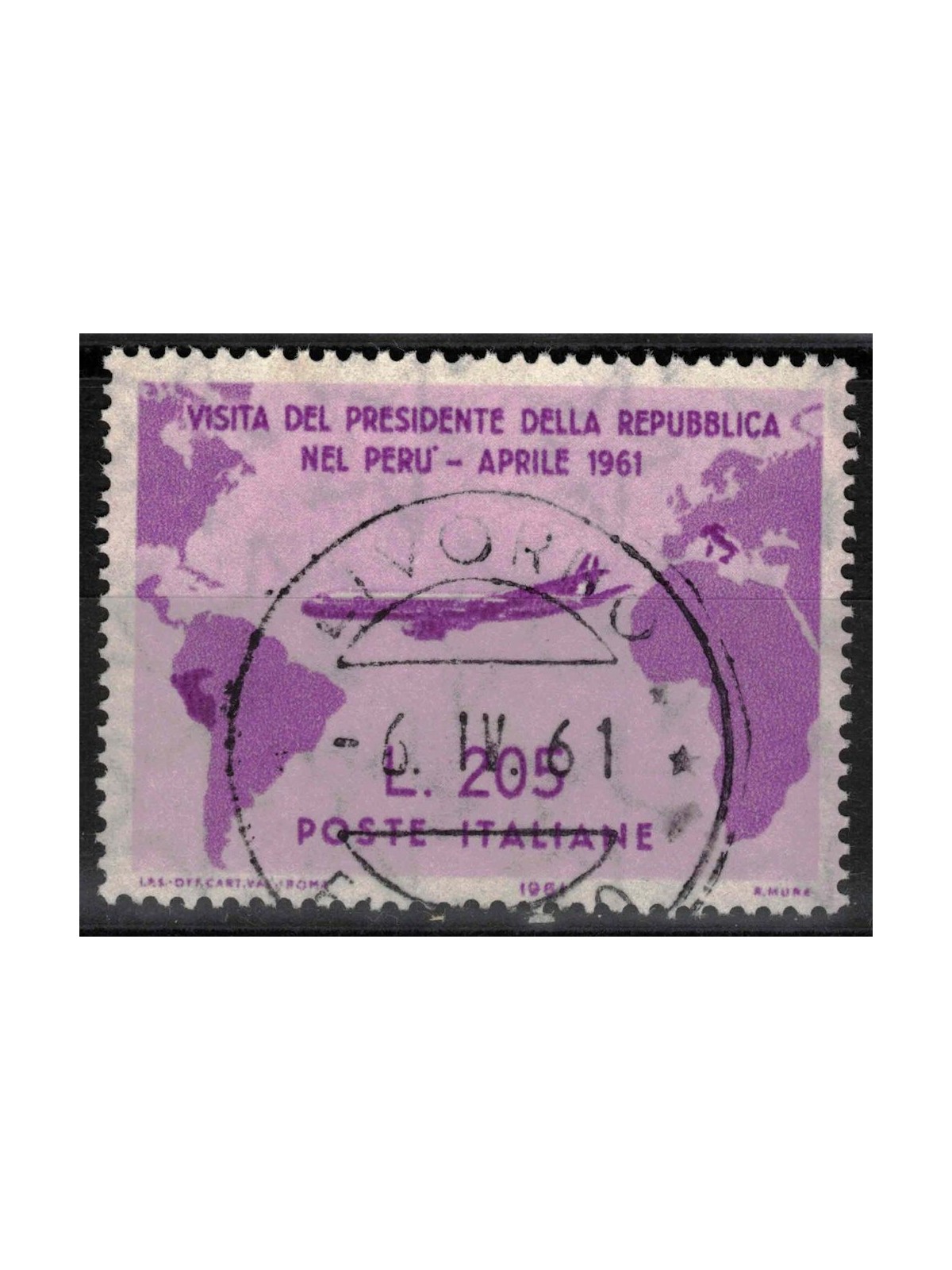 ITALY 1961 Gronchi rosa us ©