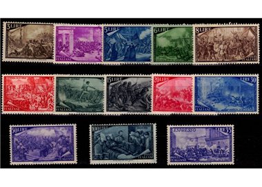 ITALIA 1948 Centenario del Risorgimento 13v MNH** ©