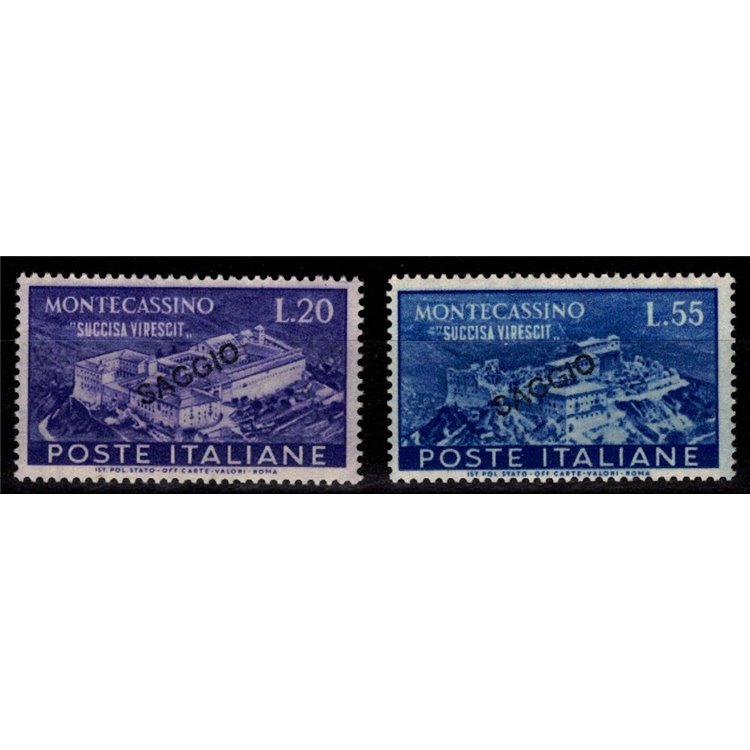 ITALY 1951 Abbey of Montecassino (Essay) MNH** ©