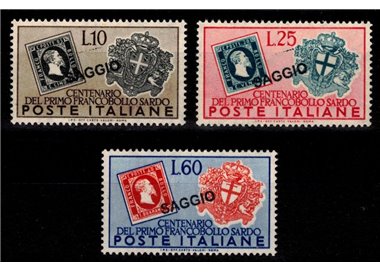 ITALY 1951 Sardinian Stamps (Example) MNH** ©