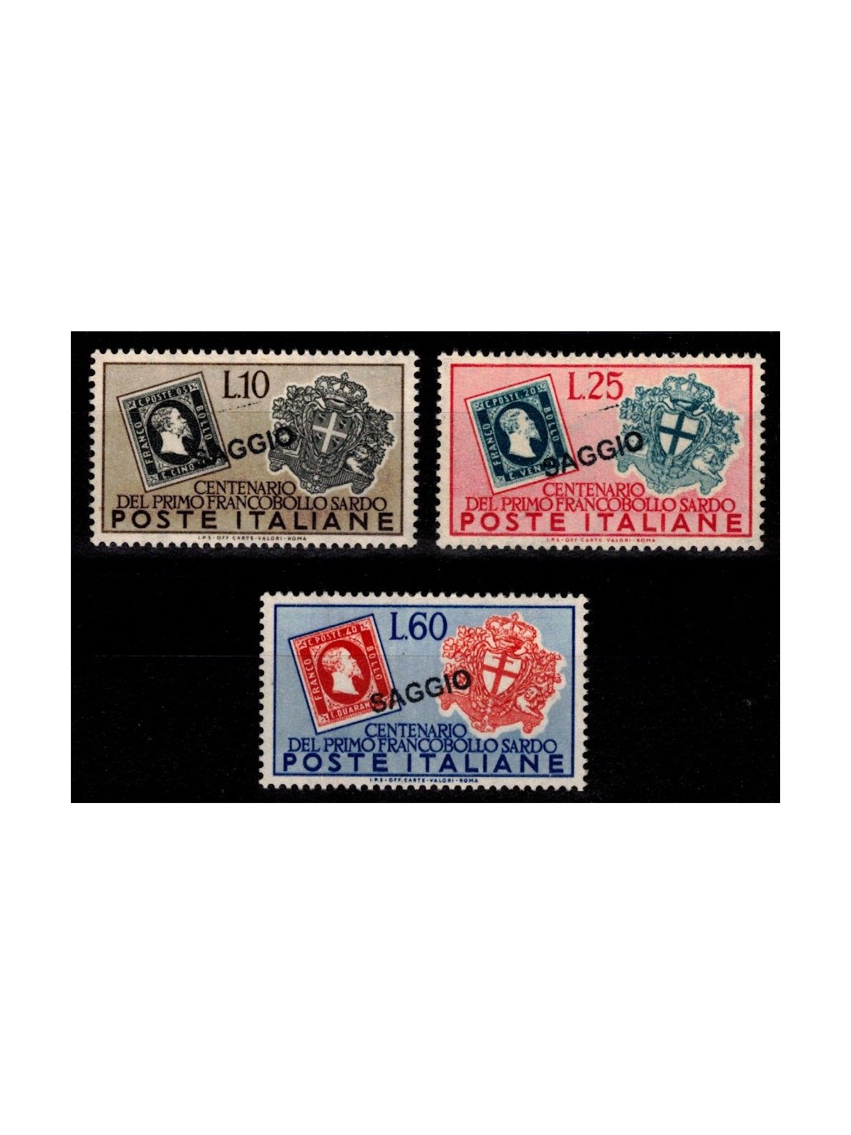 ITALY 1951 Sardinian Stamps (Example) MNH** ©