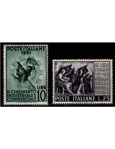 ITALIA 1951 Censimento (Saggio) MNH** ©