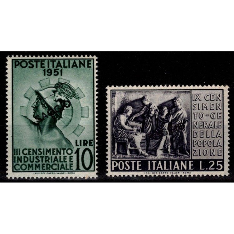 ITALIA 1951 Censimento (Saggio) MNH** ©