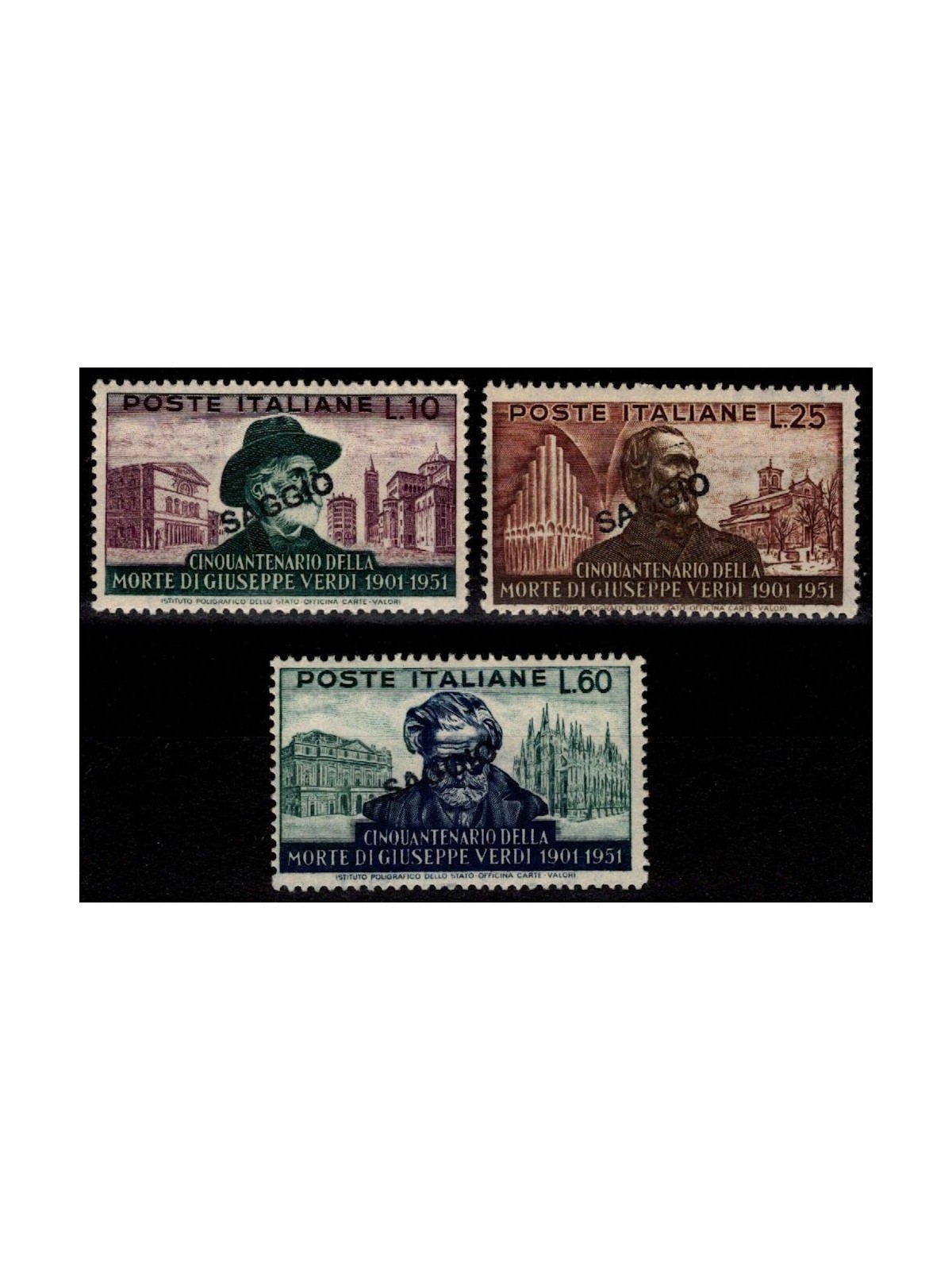 ITALY 1951 Giuseppe Verdi (Essay) MNH** ©
