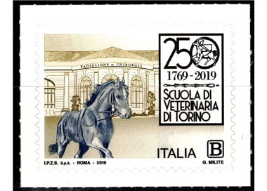 ITALIA 2019 Scuola di Veterinaria di Torino MNH**
