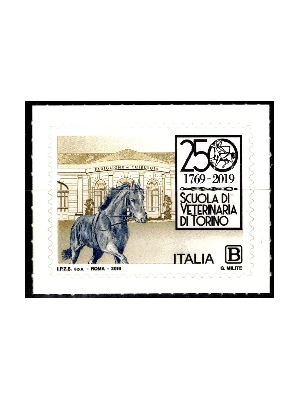 ITALY 2019 Turin Veterinary School MNH**