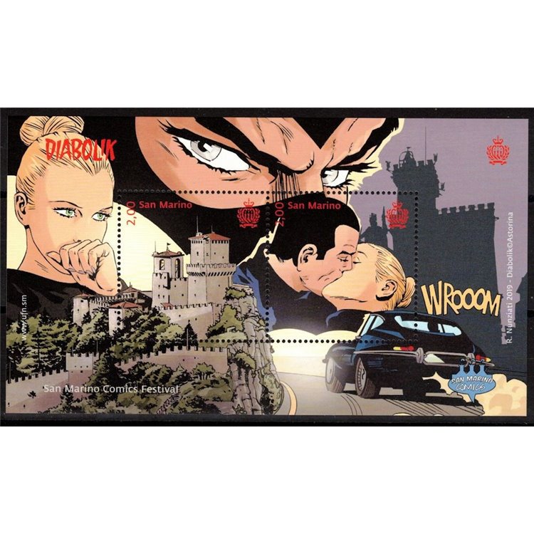 SAN MARINO 2019 Comics Festival s/s MNH**