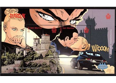 SAN MARINO 2019 Comics Festival s/s MNH**
