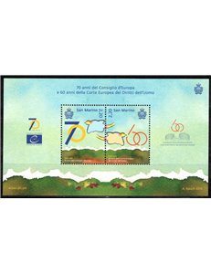 SAN MARINO 2019 Consiglio d'Europa BF MNH**